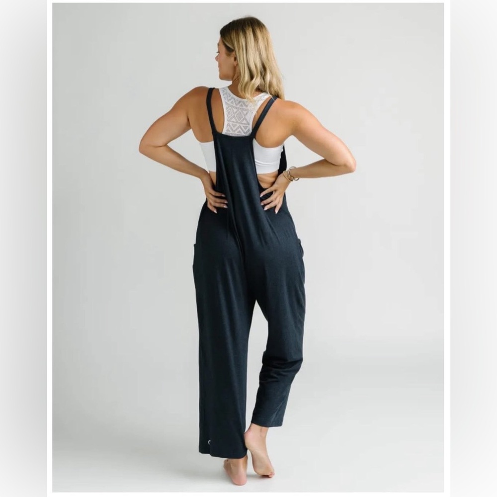 NWT Zyia Navy Newport Downtime Jumpsuit RC - Picture 2 of 4